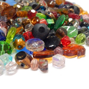 Glass Beads 500g / 1kg Mixed Crystal Bead Mix 4 mm to 30 mm Round Oval Cube Tube for Jewelry Crafts Wholesale image 4