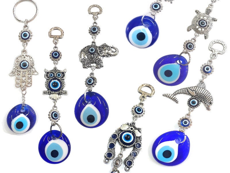 Nazar Amulett Makramee Wandbehang, Evil Eye Charm, Türkisches Auge, Blaues  Auge, Talisman, Glücksbringer, Schützer, Geschenk - .de