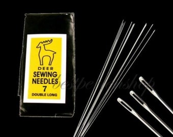 25 sewing needles metal needle PEARL NEEDLE 58 mm