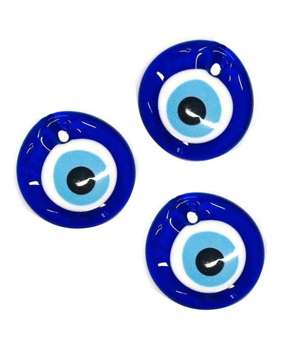 Nazar Boncuk 3/4/5 Cm Glass Pendant / Magnet Turkey Beads Evil Eye Blue  Eyes Evil Eye Handmade Jewelry Decoration Gift Trimming -  Denmark