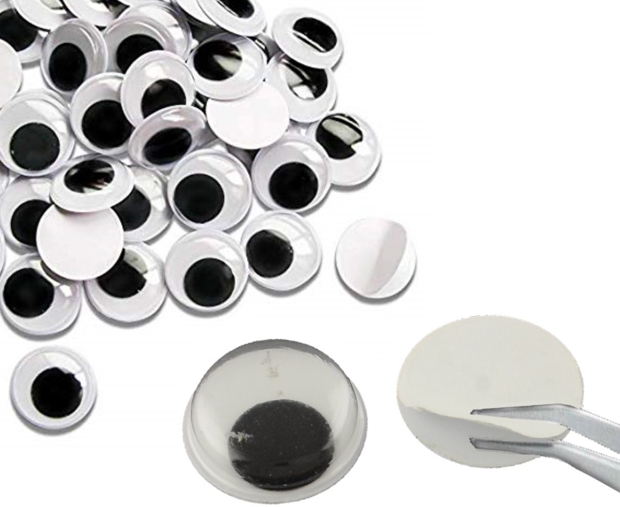 Googly Eyes Self Adhesive Size 5/7/10/15/20mm or Mixed & Many Pack Options
