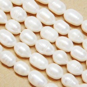 Zuchtperle Imitat Weiß 4mm Hochzeit Deko Band Perlenband Perlenschnur 1 M C332 