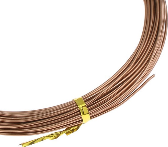 12m ALUMINIUMDRAHT 1mm KUPFER SCHMUCK BASTELN BIEGEDRAHT Aludraht BEST C229