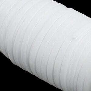 Nastro di velluto bianco da 5 m, nastro decorativo da 12 mm, nastro per gioielli, nastro per artigianato, nastro decorativo, bordo in velluto, bordo decorativo, nastro per orlo
