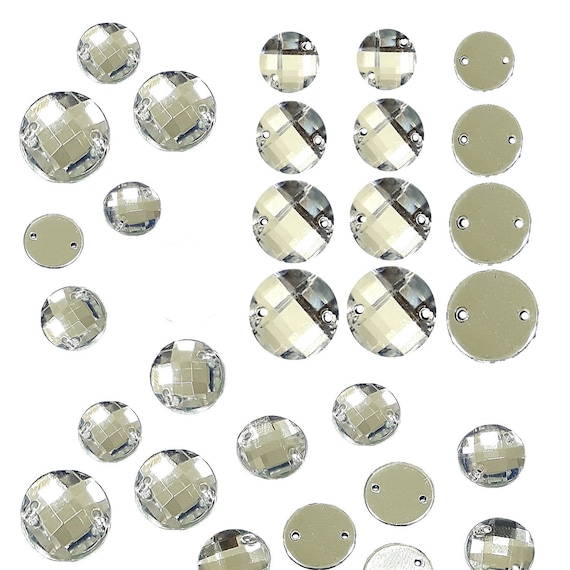 Clear Sew On Rhinestones For Clothes Flat Back Crystal Glass