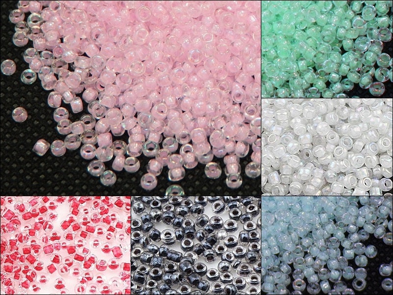 Seed Beads, 2mm Beads, Glass Seed Beads, Miyuki, Matsuno, Toho, 