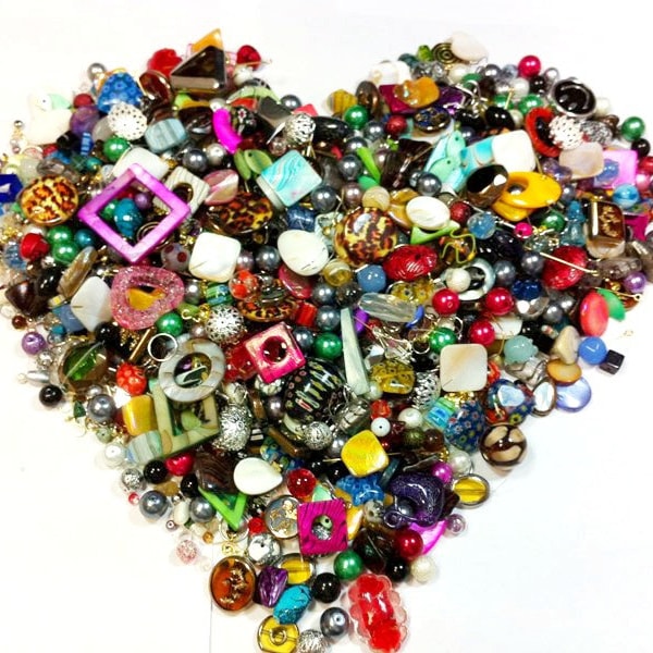 5 kilo mix beads craft supplies glass metal wood surprise package new remaining stock