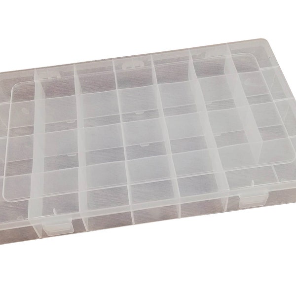 Bead box XXXL sorting box with 27 compartments 34 cm bead box sorting box jewelry crafts