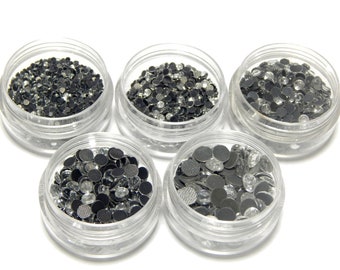 Hotfix Strasssteine Klar Crystal Set AAA Qualität zum Aufbügeln in 5 Größen 2mm 3mm 4mm 5mm 6mm Glitzersteine Rhinestone Glass Strass Perlen