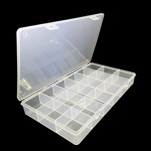 Transparente Kunststoff box für Kleinigkeiten Teile Werkzeuge