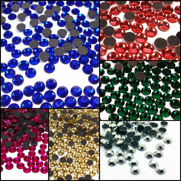 Strass Hotfix 4 mm SS16 pierres à paillettes thermofixables pierres précieuses pour l'artisanat