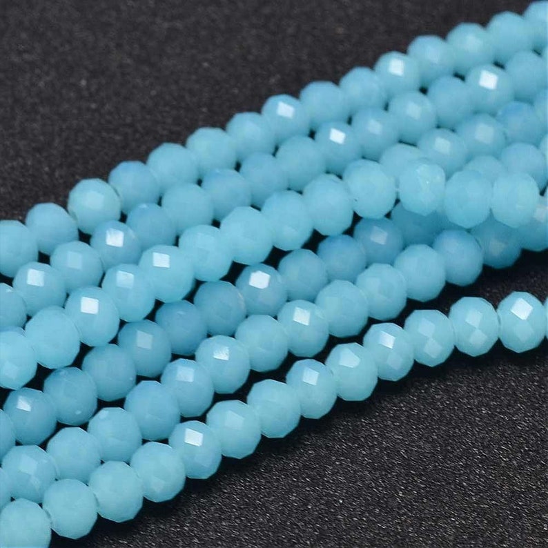 8mm Schmuck DIY Farbauswahl Edelstein Perlen Rondelle JADE Halbedelstein 6mm