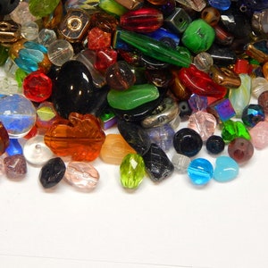 Glass Beads 500g / 1kg Mixed Crystal Bead Mix 4 mm to 30 mm Round Oval Cube Tube for Jewelry Crafts Wholesale image 5