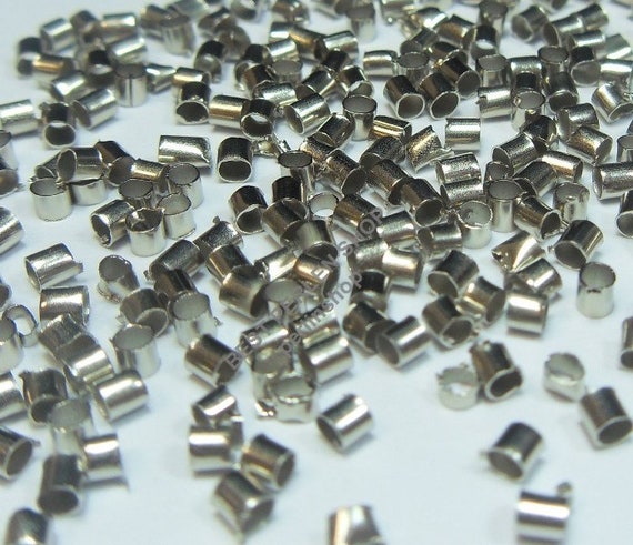 100 Versilbert klar Strass Rondelle Spacer Beads 8mm