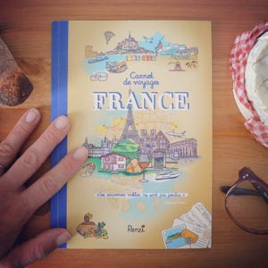 Hoja de ruta Francia para llenar (ilustrado, divertido, educativo) para adultos y niños