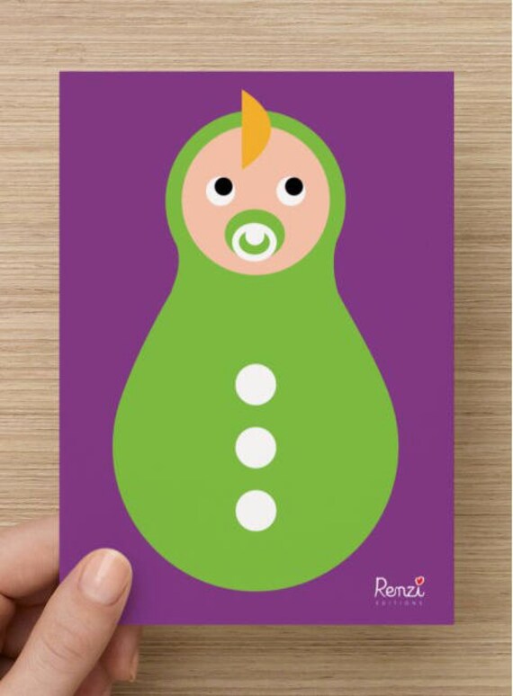 Carte Pronostics Naissance Grossesse Bebe Blond Roux Etsy