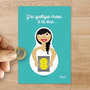 Carte à gratter demande de témoin