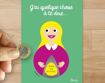 Scratch card / Pregnancy announcement