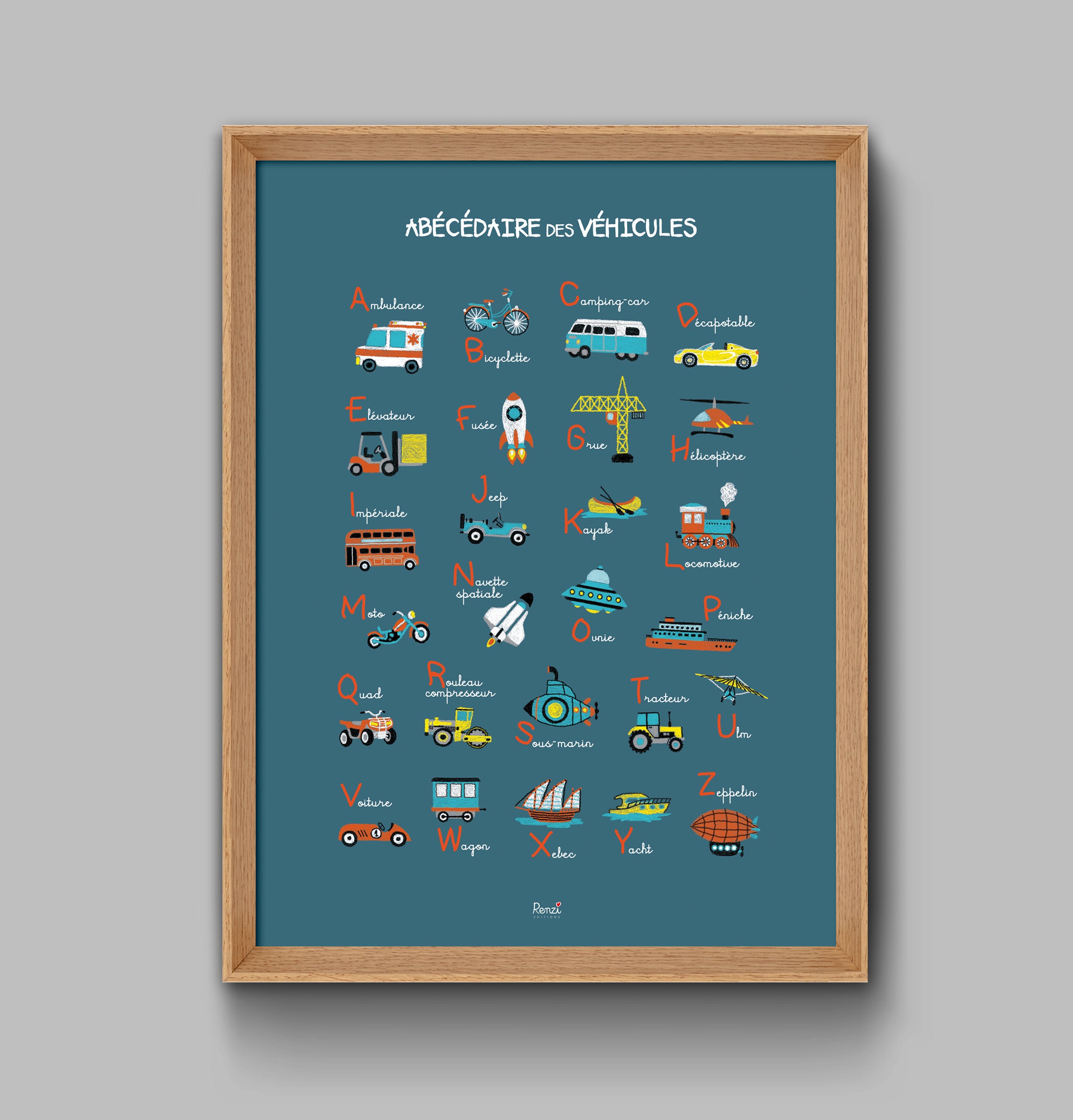 Abécédaire Des Véhicules