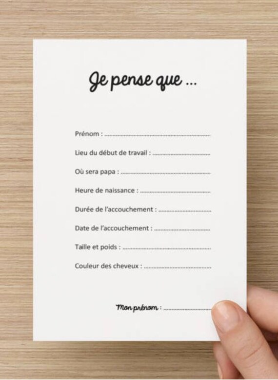 Carte Pronostics Naissance Grossesse Bebe Blond Roux Etsy Carte Pronostics Naissance Grossesse Bebe Blond Roux Etsy