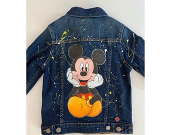 Mickey Mouse Jeans Etsy