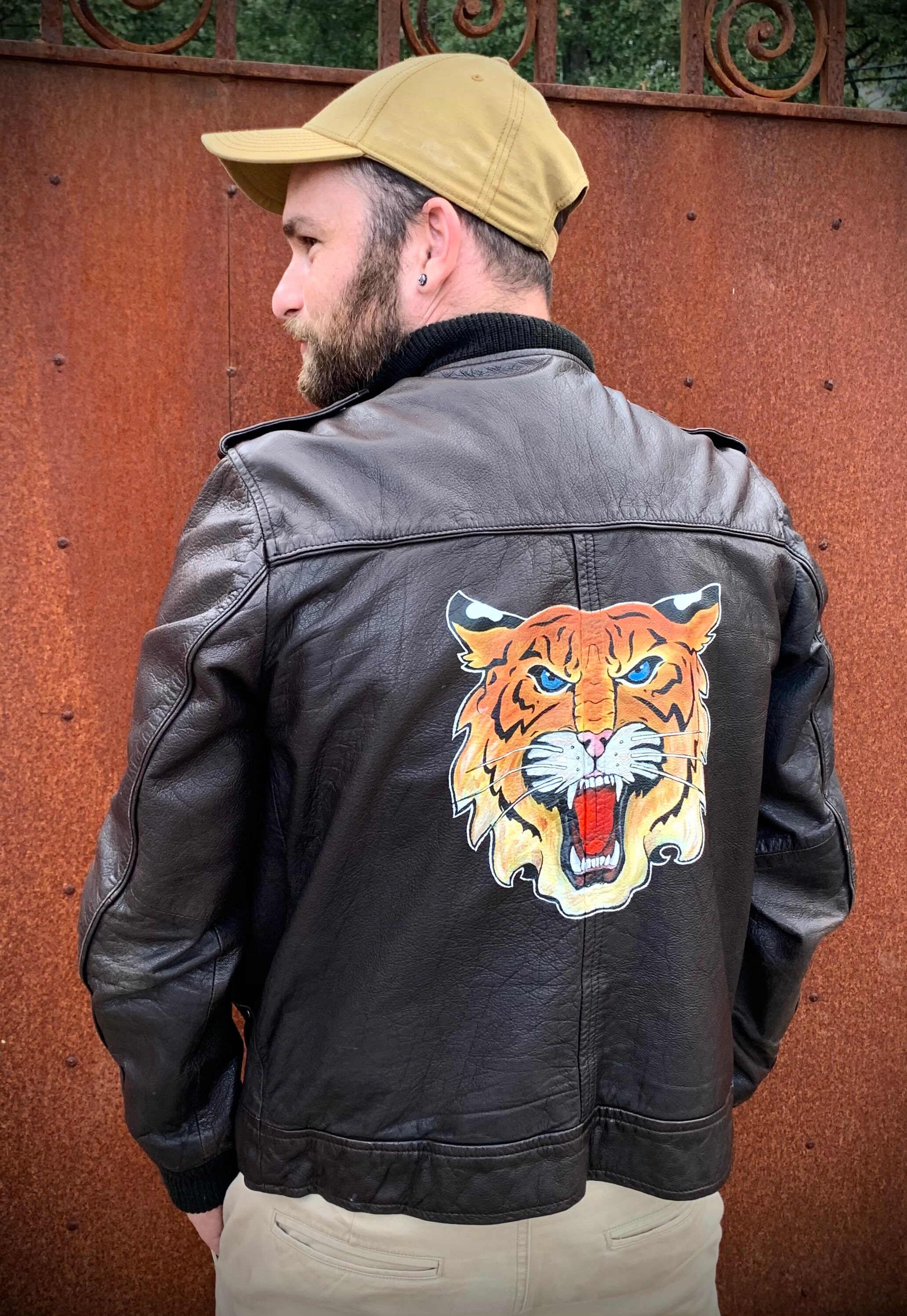 guess maroon leather jacket