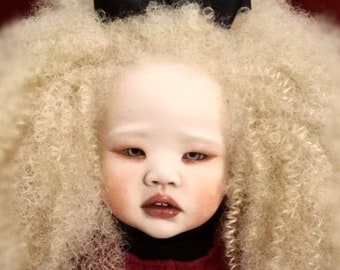 albino reborn baby