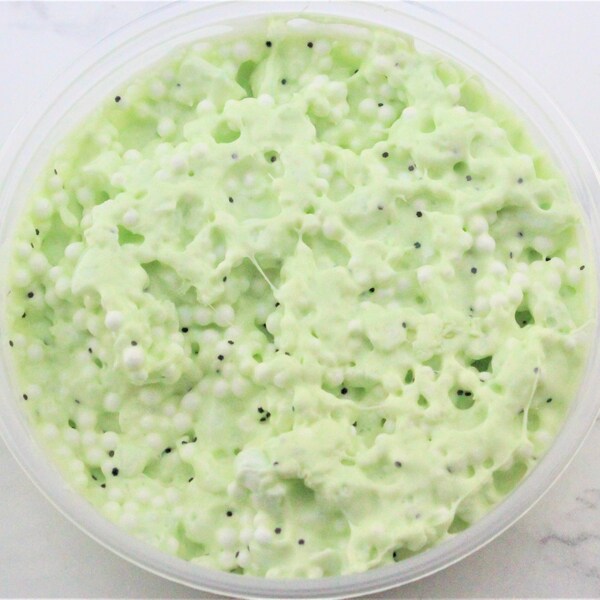 Andes Mint Marshmallow Fluff - Stuffed Soft Clay Butter Slime Hybrid!