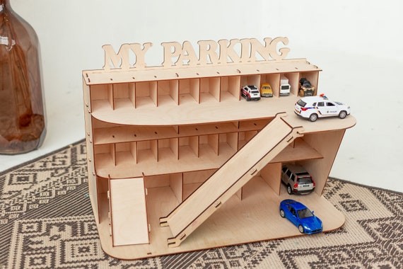 Toys de piste de course - Toys de parking - Garage de voiture à 3