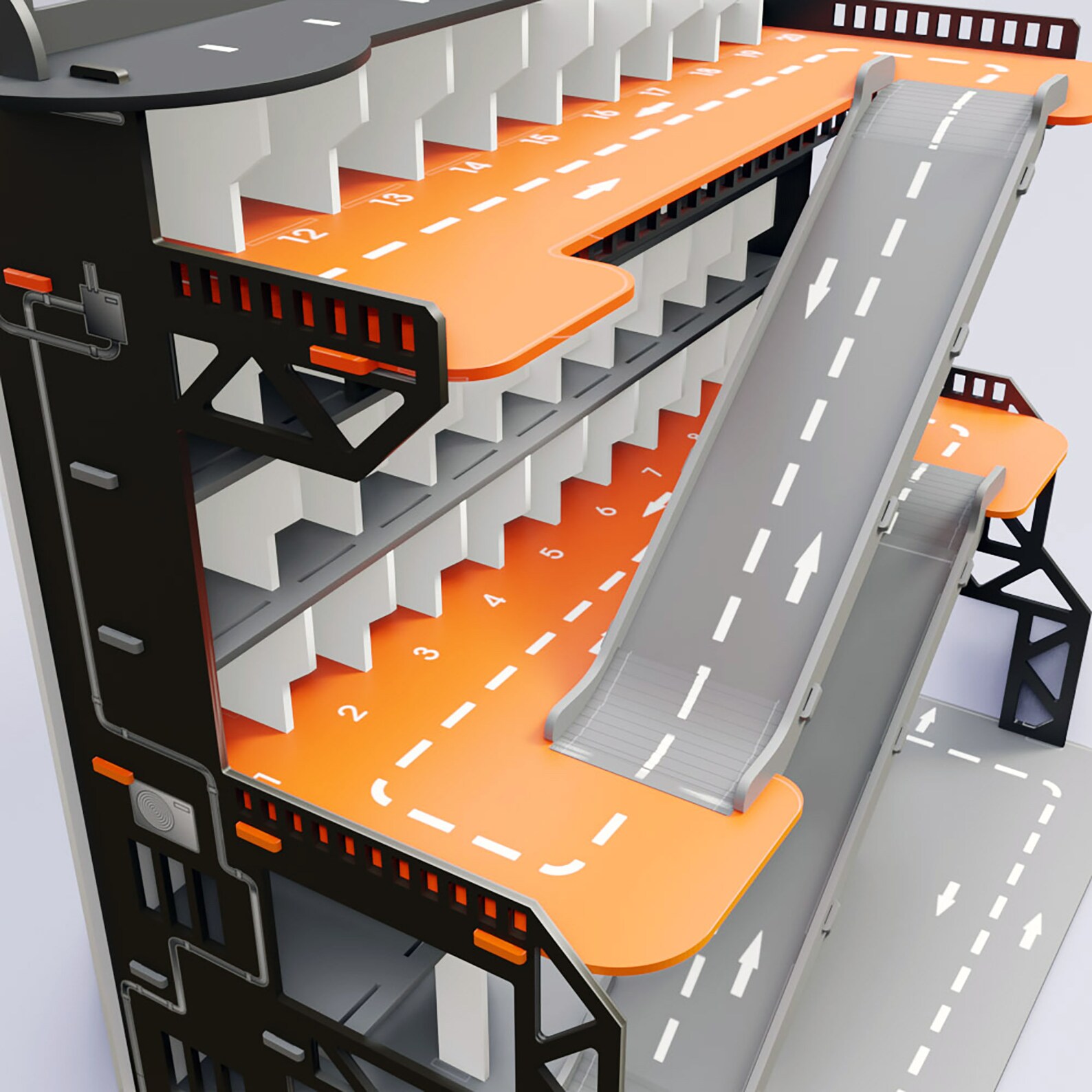 Toy Cars Storage in Wooden Garage With Custom Name Toddler Etsy