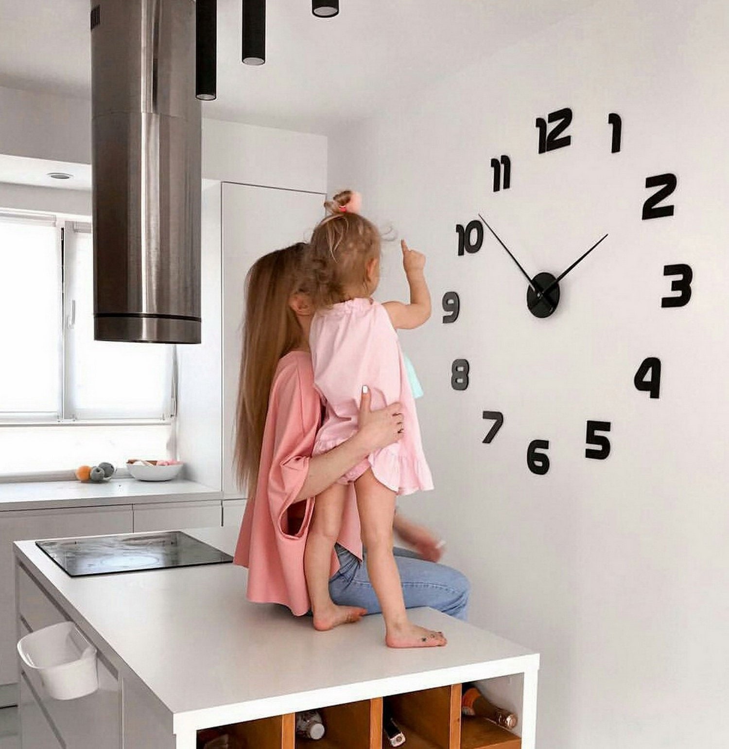 Extra Large WALL CLOCK 80120 Cm / 3050 in Simple Clock Etsy Australia