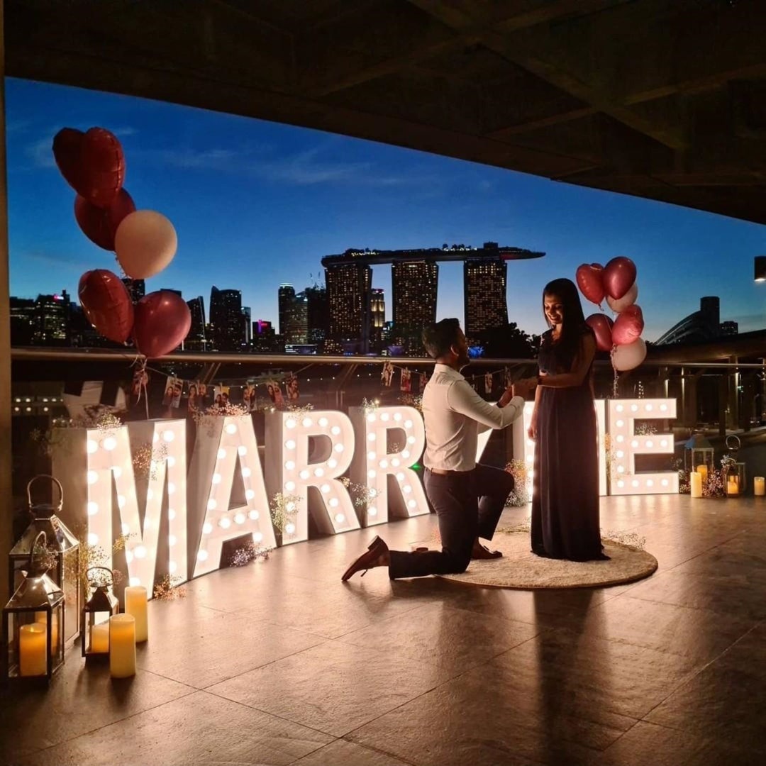 MARRY ME Light up Letters Set Wedding Letter Large Event Etsy