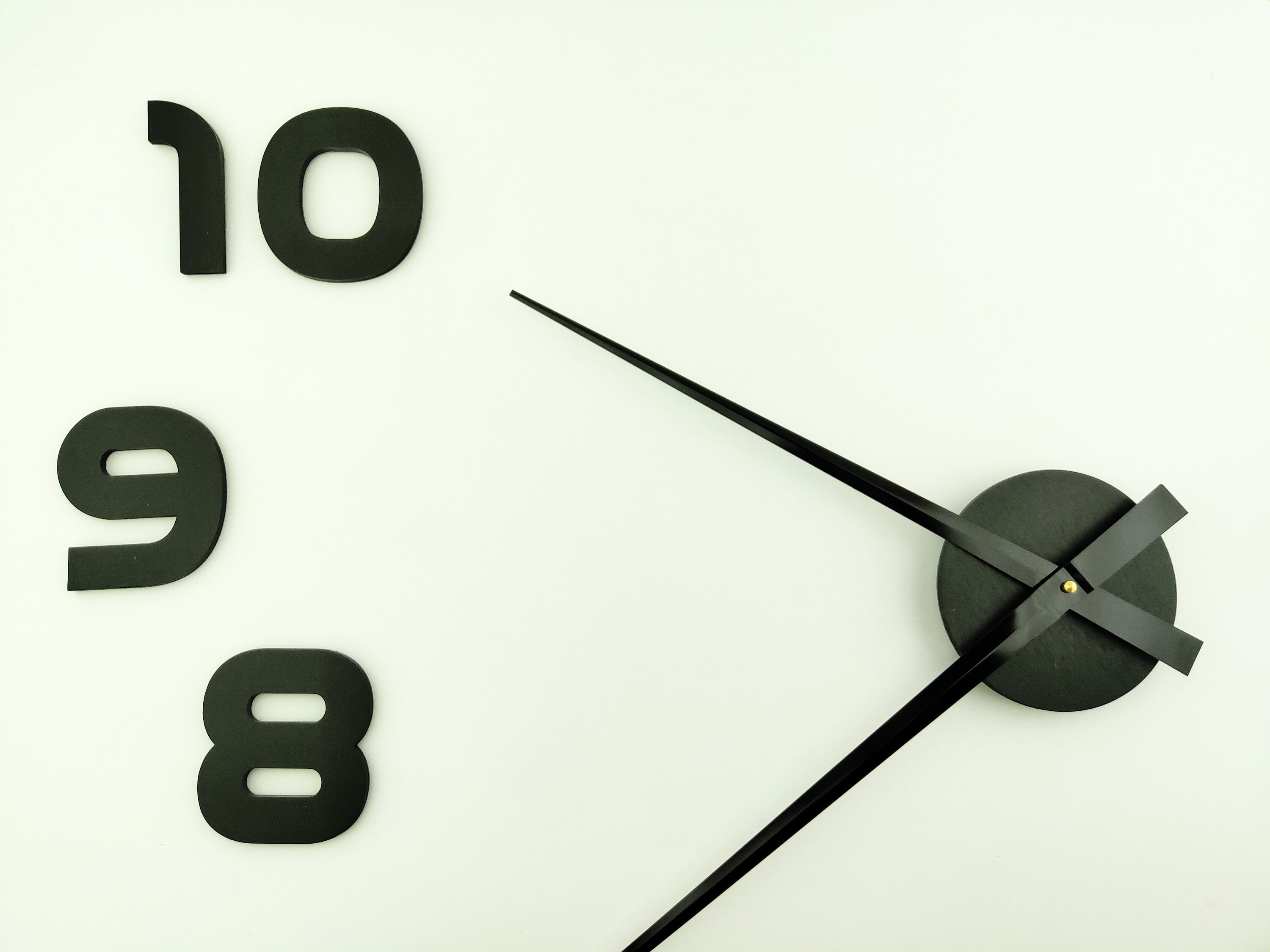 Extra Large Wall Clock Bedroom Clock 3050 in Simple Clock Etsy UK