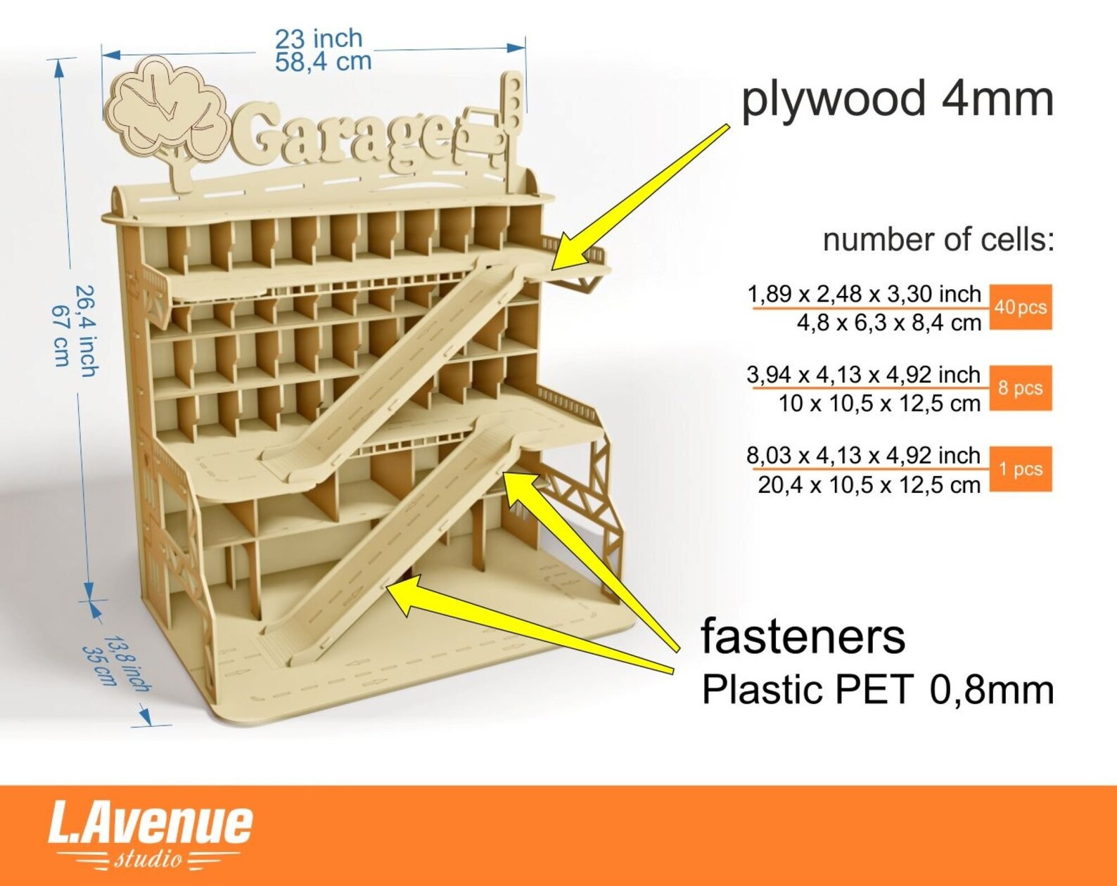 Toy Car Garages and Toy Car Storages for 164 Scale Toy Cars Etsy