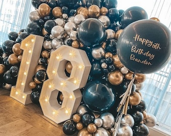 Light Up numbers and letters | 18th birthday numbers | Custom led letters | Large event numbers