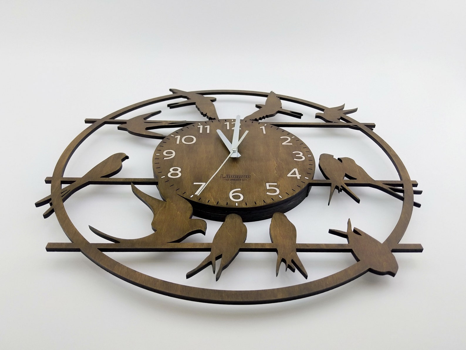 Big Clocks Clock Wall Decor Bird Clock Rustic Wall Clock Etsy India