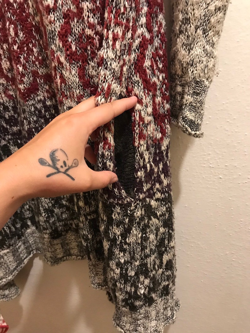 Ecot\u00e9 thick knit cardigan women/'s medium