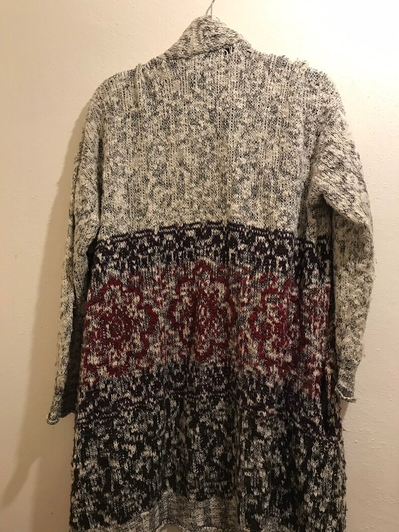 Ecot\u00e9 thick knit cardigan women/'s medium