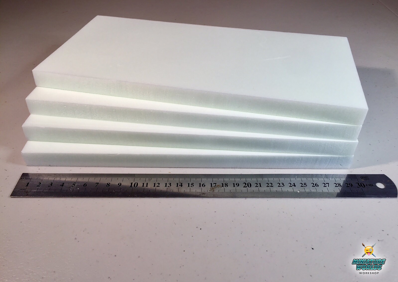 4 Piece high density XPS hobby foam sheet set 28cm L X 14cm W Etsy