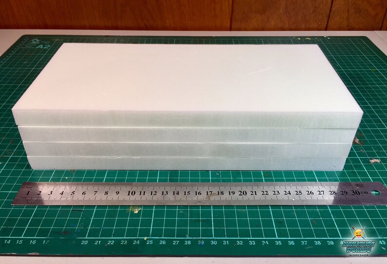 4 Piece high density XPS hobby foam sheet set 28cm L X 14cm W Etsy