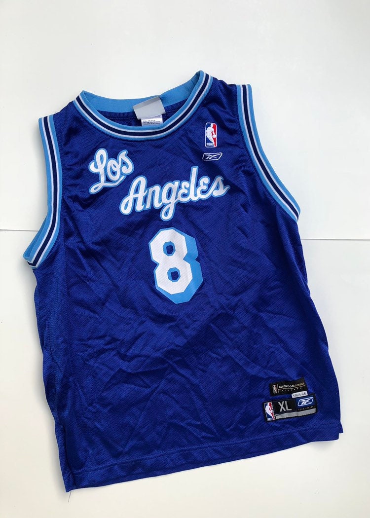 Vintage Kobe Bryant Los Angeles Lakers Blue Jersey Size Youth ... Vintage Kobe Bryant Los Angeles Lakers Blue Jersey Size Youth ...