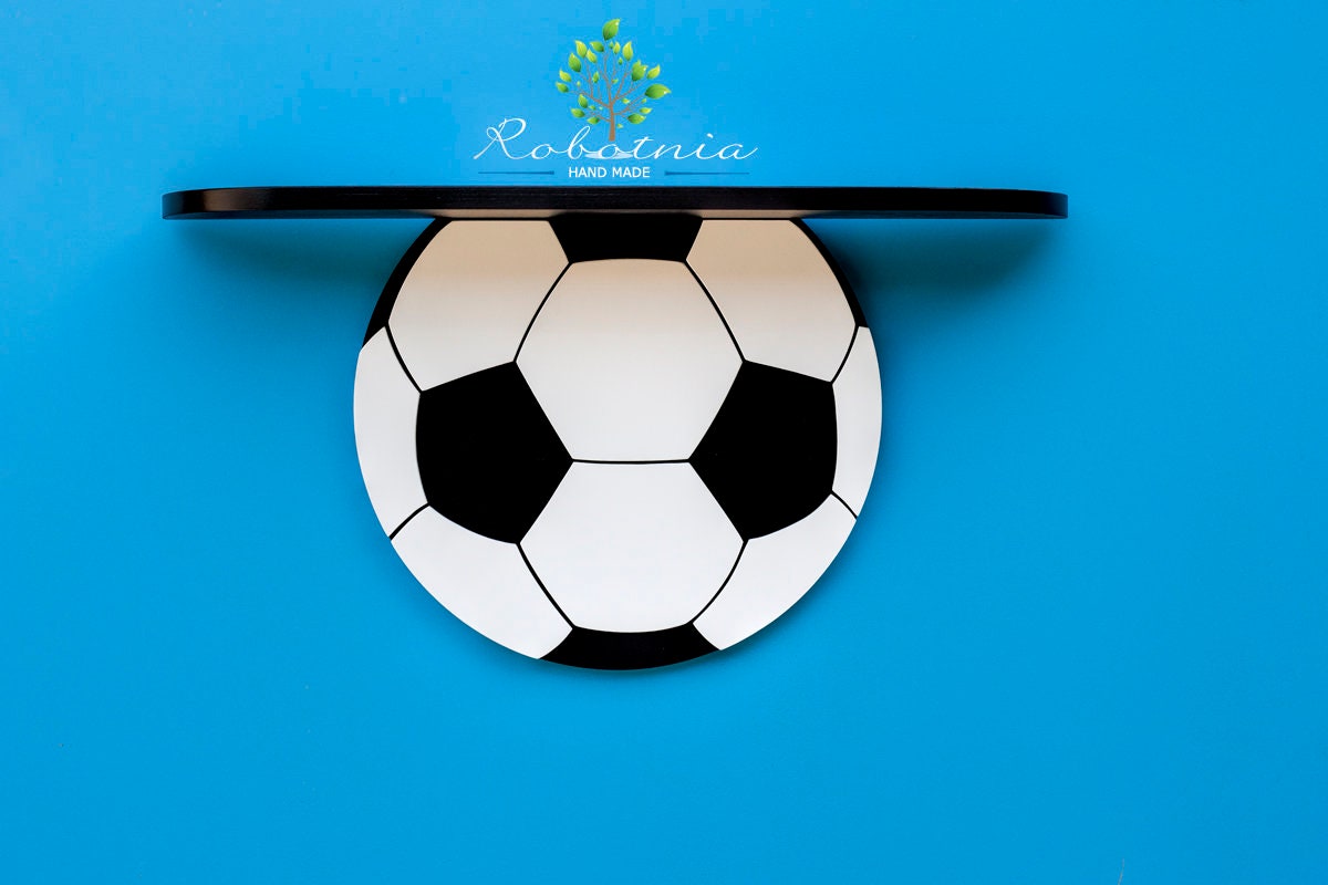 Wide 24 Football Shelf Shelf For Baby Nursery Kids Etsy