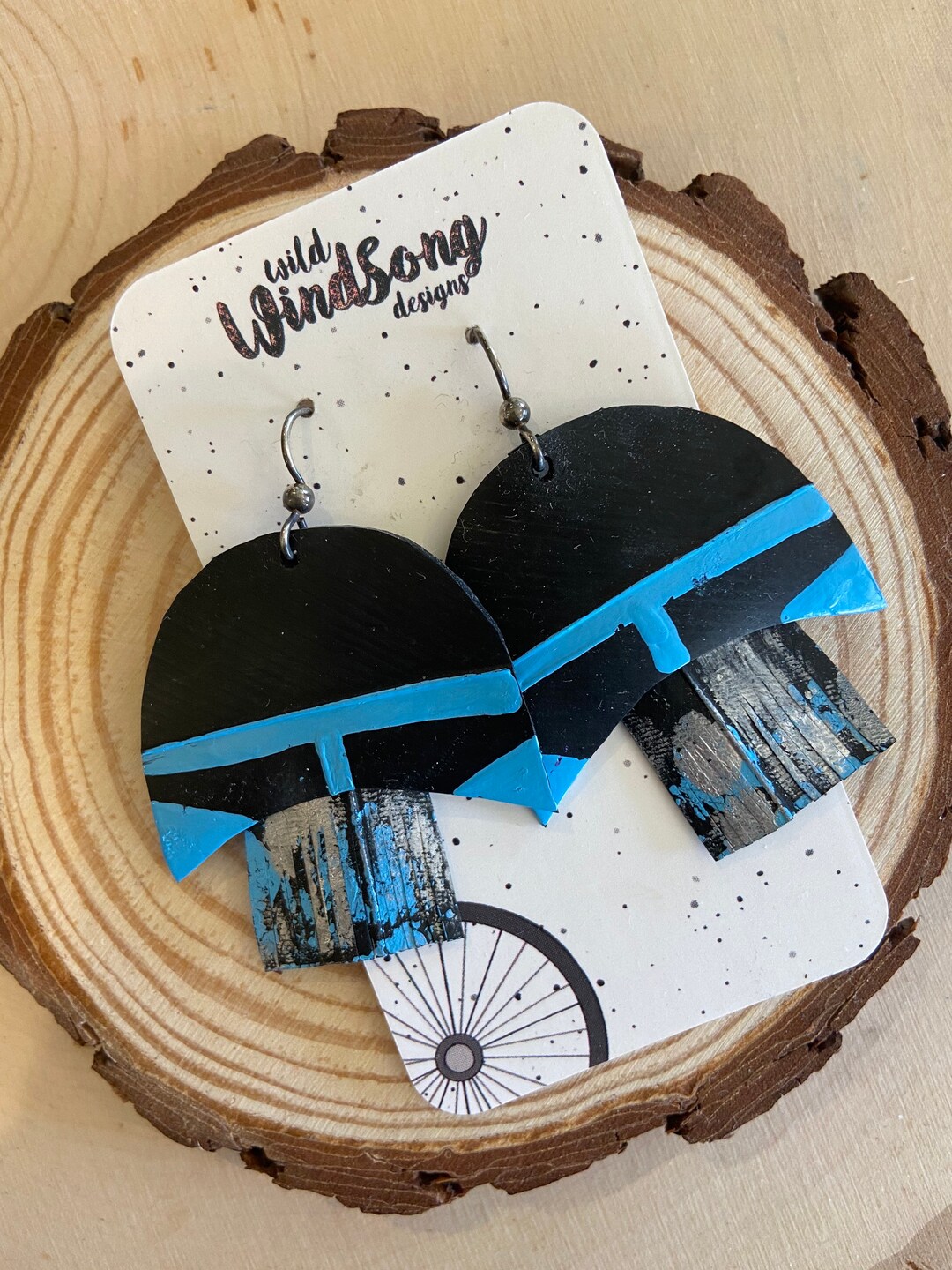 Upcycled Jellyfish Inspired String Cheese Bike Tube Blue Etsy