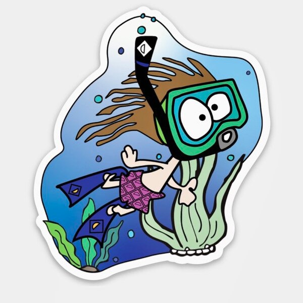 Papadosio Snorkle Sticker