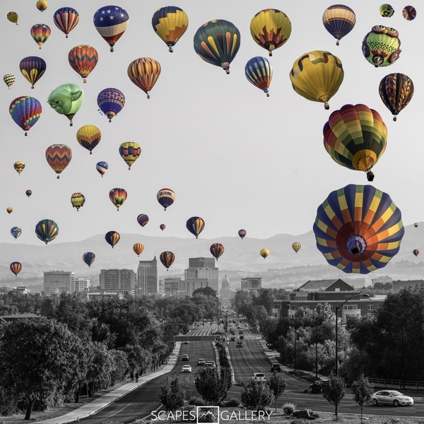 Balloon City, Fine Art Print