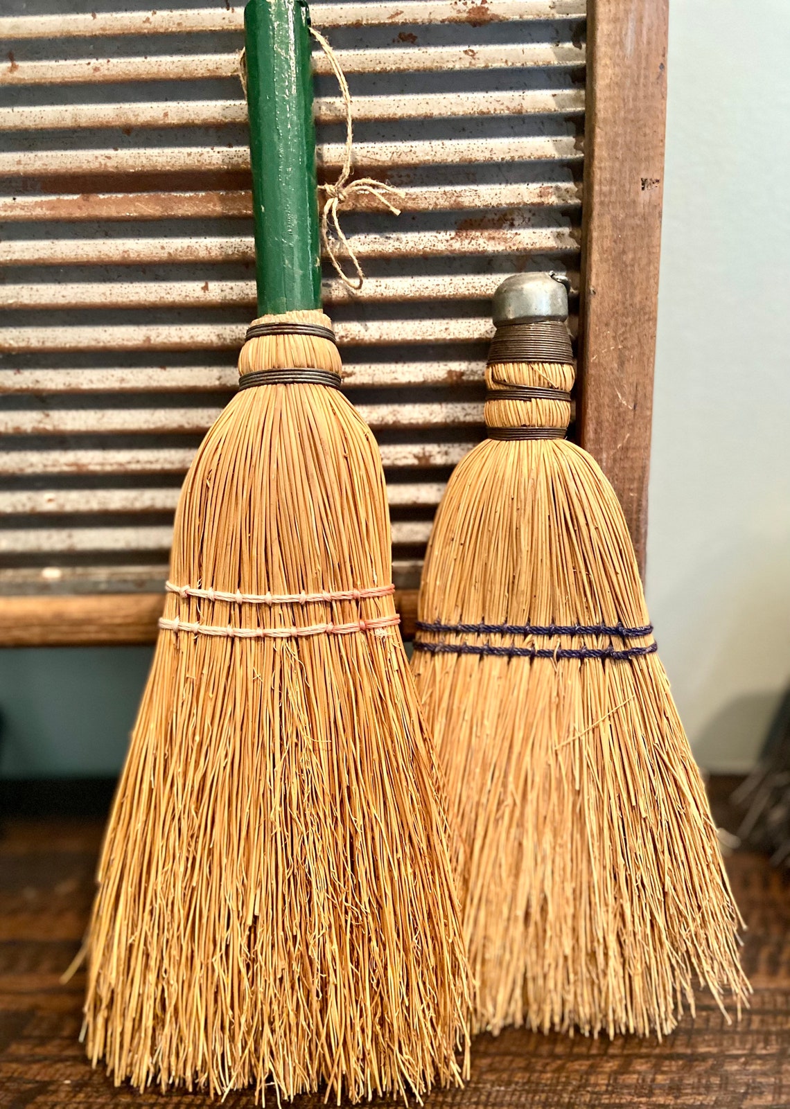 Vintage Broom Sets Etsy
