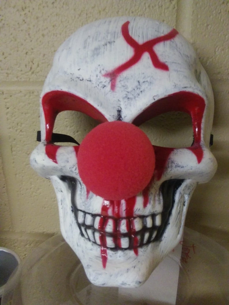 Skull Clown Face Mask