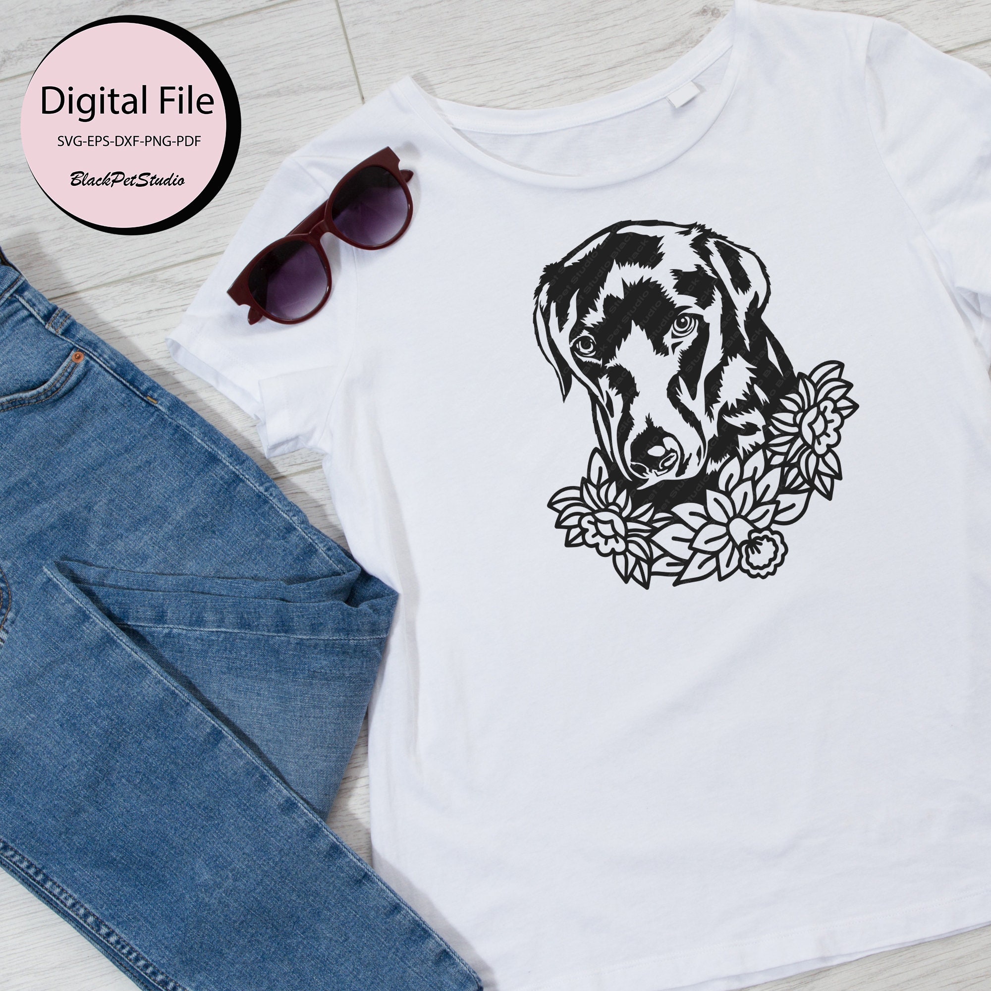 Labrador Retriver Svg Cut File - Black Labrador Svg - Black Lab Svg ...