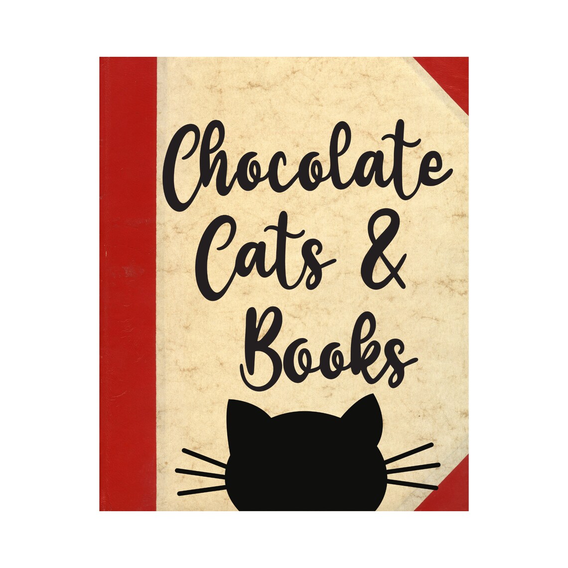 Chocolate Cats Books Svg Chocolate Lover Svg Cat Lover Svg Etsy