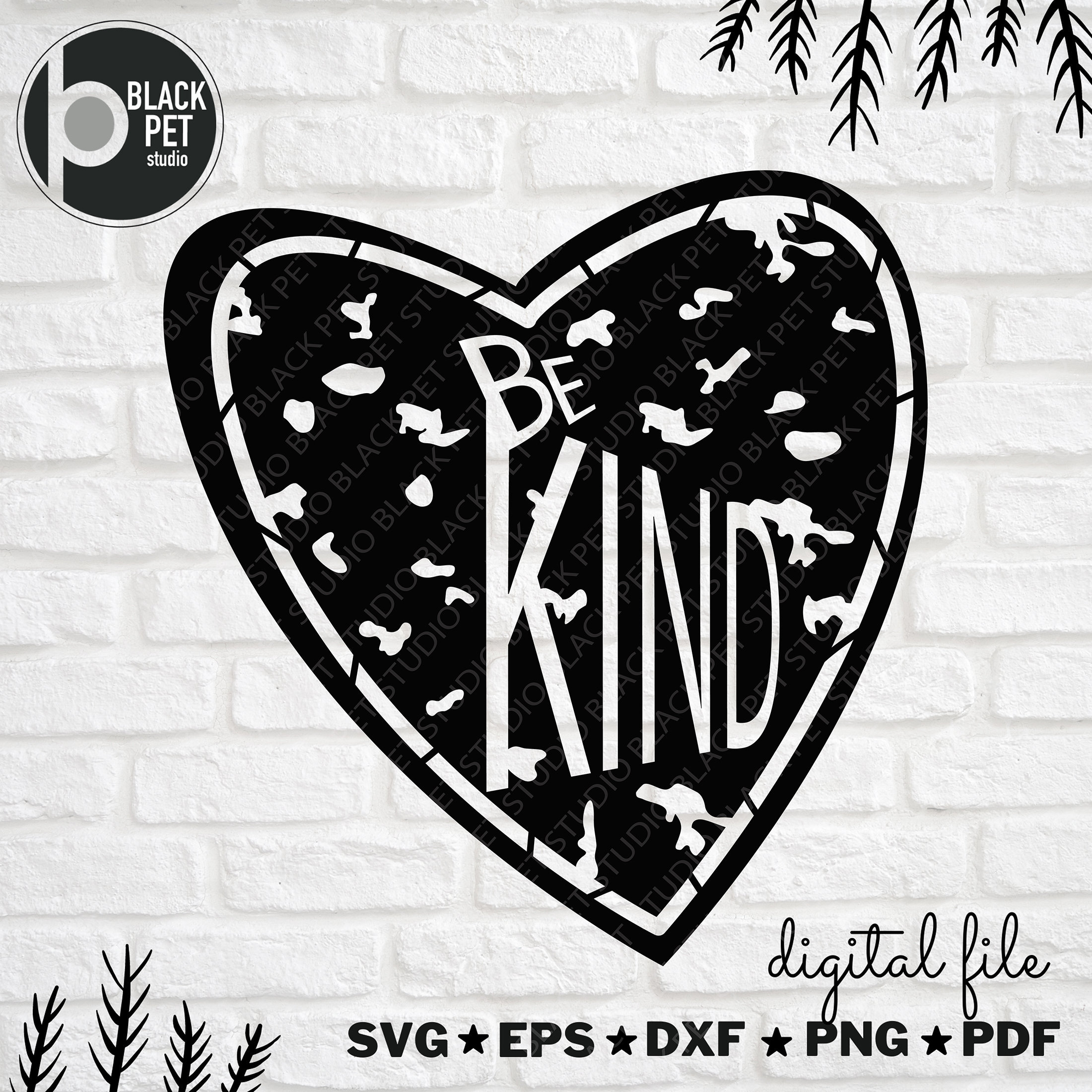 Be Kind Heart Svg Be kind Svg Love Svg Heart Svg Etsy México